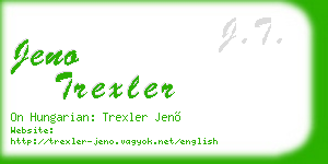 jeno trexler business card